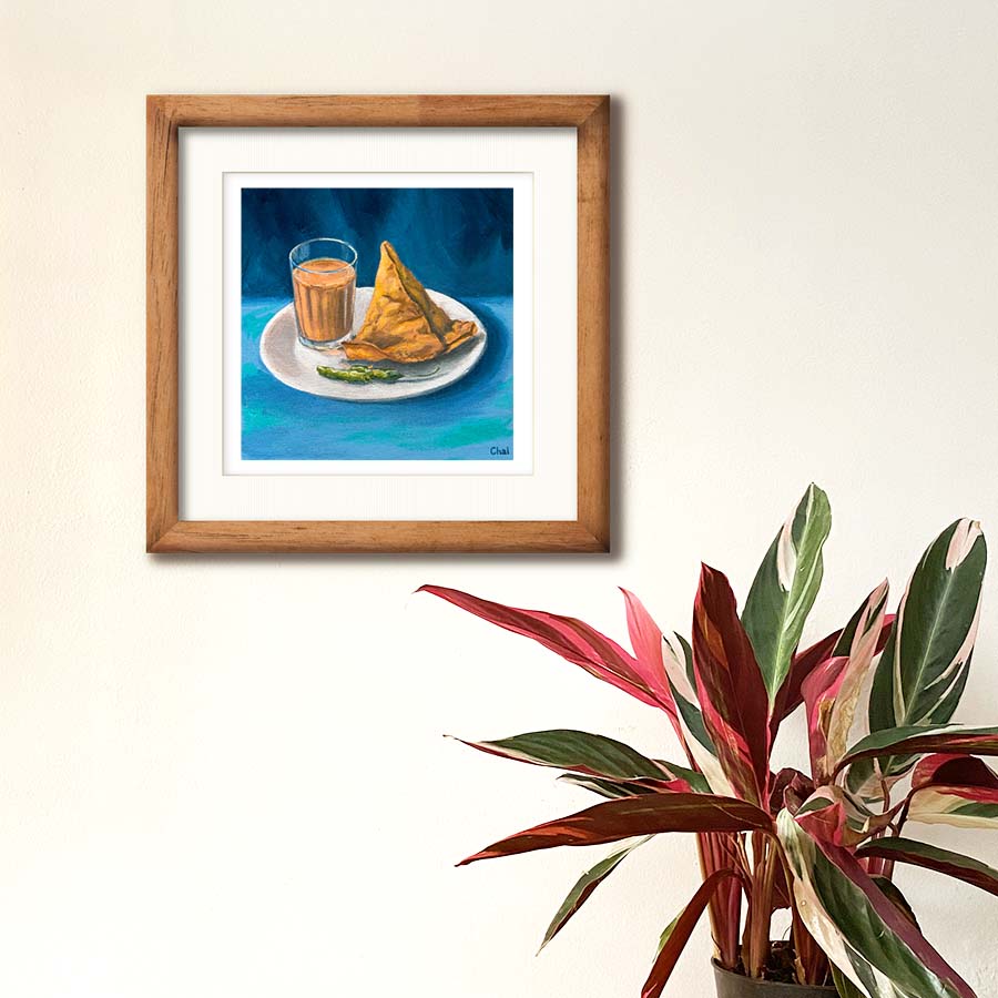 Homemade samosas Canvas Print