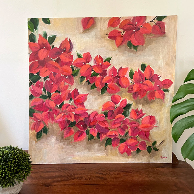 Lush Bougainvillea Painting